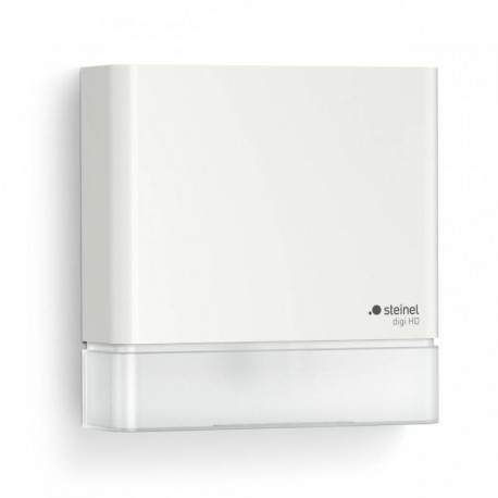 Détecteur IR à réglage numérique IS 180 Digi HD COM1 Steinel - 180° - 9m - Blanc