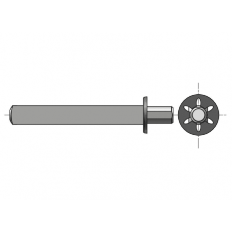 AXE CARRE 13 TOURILLON D. 12