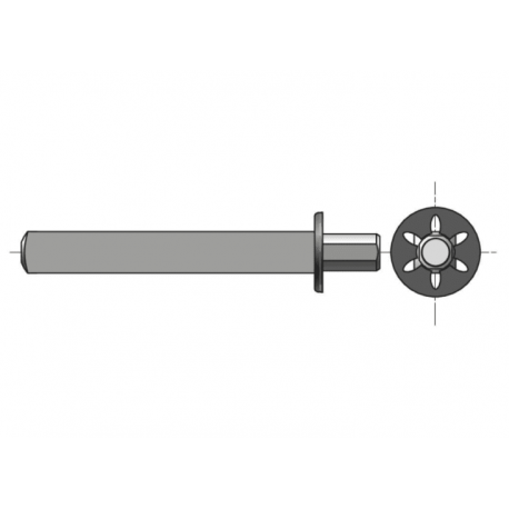 AXE CARRE 13 TOURILLON D. 12