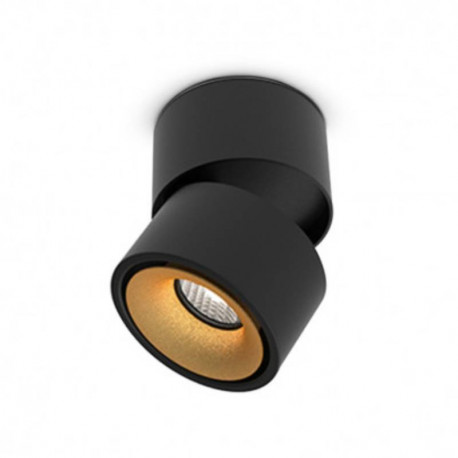 Applique Cosmos Miidex - 12W - CCT - Orientable - Noir/doré