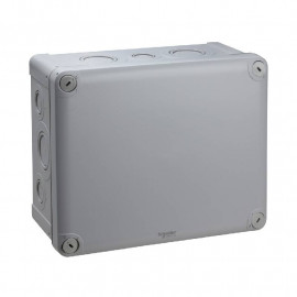 Boite de dérivation Mureva Box Schneider Electric - 225x175x100mm - 12 Entrées - IP55 - Gris
