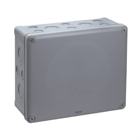 Boite de dérivation Mureva Box Schneider Electric - 275x225x120mm - 24 Entrées - IP55 - Gris