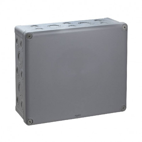 Boite de dérivation Mureva Box Schneider Electric - 325x275x120mm - 34 Entrées - IP55 - Gris