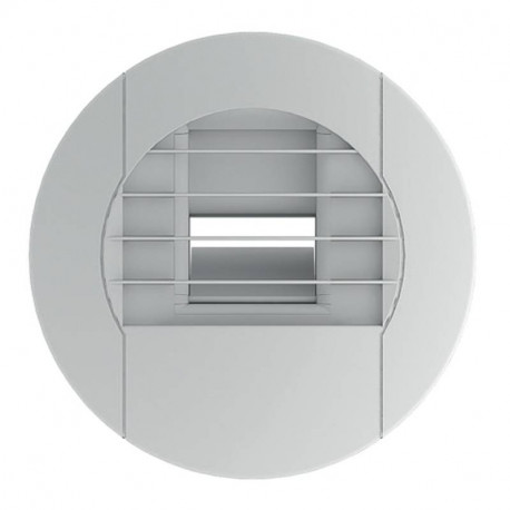 Bouche hygroréglable BEHS/W Renov S&P - Salle de bain & WC - Ø80mm - À pile - 5 à 40 m3/h