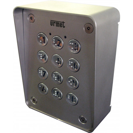 Boitier visière Urmet - pour clavier codé connecté - Inox