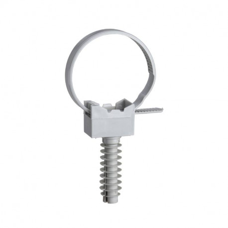 Lot de 100 colliers Instacables Mureva FIX Schneider Electric - Ø16-32 mm - Avec Cheville filetée M8 - Gris