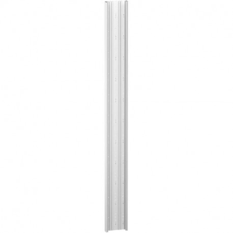 Lot de 20 goulottes 13 modules Schneider Electric - 2.60m - avec capots et cloisons - Plastique - Blanc