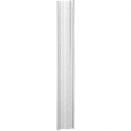 Lot de 12 goulottes 18 modules Schneider Electric - 2.60m - avec capots et cloisons - Plastique - Blanc