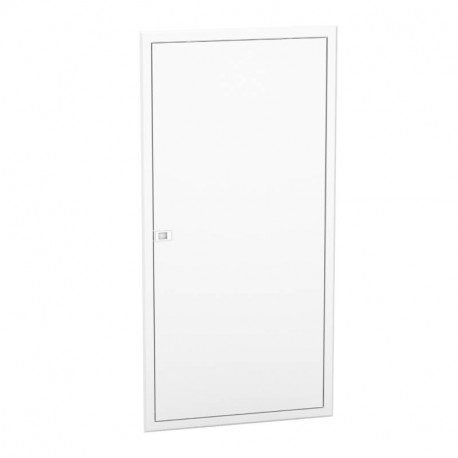 Porte pour trappe Rési9 Schneider - Pour bacs d'encastrement 2x13 modules - Blanc