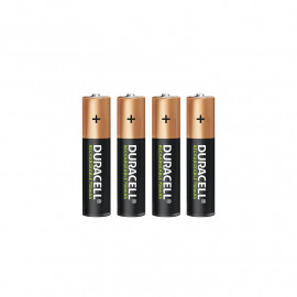 Lot de 4 piles rechargeables AAA - H45 Ø10.5 NiMh Duracell Ultra - 1,2V - 750mah