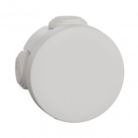 Boites de dérivation Mureva Box Schneider Electric - Ronde - 4 Entrées Ø20mm - IP55 - Blanc polaire