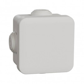 Boites de dérivation Mureva Box Schneider Electric - 4 Entrées Ø20mm - IP55 - Blanc polaire