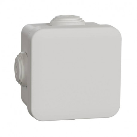 Boites de dérivation Mureva Box Schneider Electric - 4 Entrées Ø20mm - IP55 - Blanc polaire