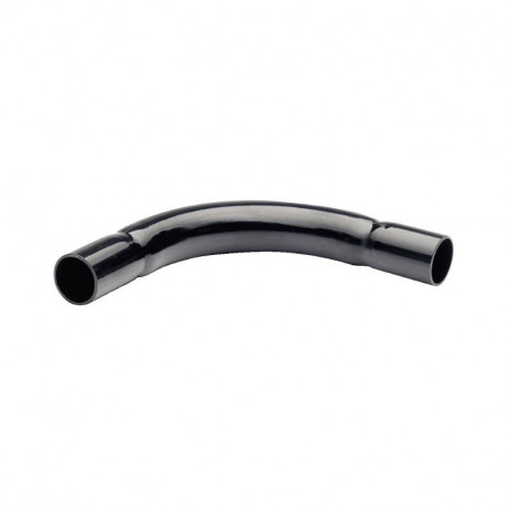 Coude GT 4554 Mureva Tube Schneider Electric - Sans halogène - Ø25mm - Noir