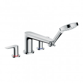 Robinetterie baignoire mélangeur Hansgrohe Talis E - 4 trous - Pour montage sur bord de baignoire