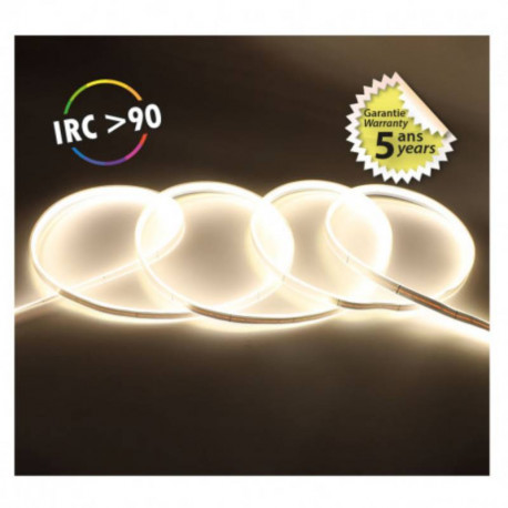 Ruban LED Miidex - 24V DC - 5M - 880Lm/M - 6000K - IP65