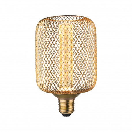 Ampoule LED Metallic Glow Zyl Spiral Paulmann - E27 - 4,2W - 1800K - Laiton