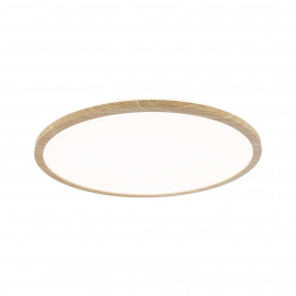 Panneau LED Atria Shine Backlight Paulmann - Rond - 22W - Ø420mm - 3000K - IP44 - Bois
