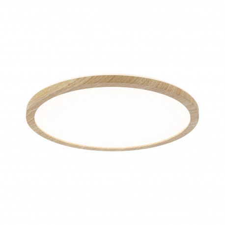 Panneau LED Atria Shine Backlight Paulmann - Rond - 16W - Ø293mm - 3000K - IP44 - Bois