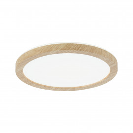 Panneau LED Atria Shine Backlight Paulmann - Rond - 11.2W - Ø190mm - 4000K - IP44 - Bois