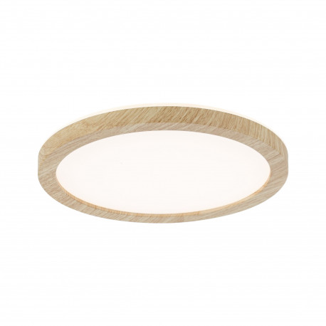 Panneau LED Atria Shine Backlight Paulmann - Rond - 11.2W - Ø190mm - 3000K - IP44 - Bois