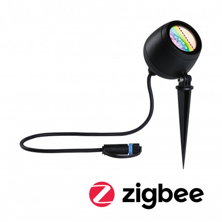 Plug & Shine Projecteur de jardin LED Kikolo IP65 RGBW+ 6,2W - Paulmann