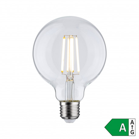 Ampoule filament 230 V Globe LED 840lm 4W 3000K  Clair - Paulmann