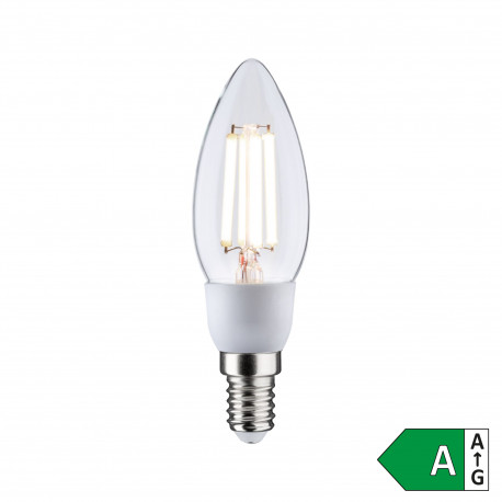 Ampoule filament 230 V Bougie LED 525lm 2,5W 4000K  Clair - Paulmann