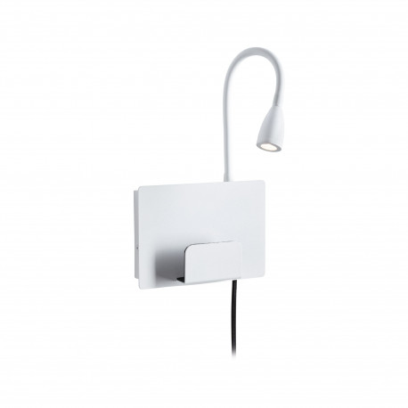 Applique LED Halina 2700K 200lm 230V 2,4W Blanc dépoli - Paulmann
