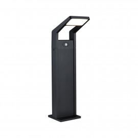 Borne LED Juntea Paulmann - 11W - 3000K - 585mm - IP44 - Avec détecteur - Anthracite