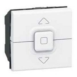 Interrupteur volet roulant Legrand Mosaic - Blanc - 2 modules