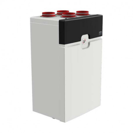 VMC double Flux DOMEO Evo 450 Sérénité S&P - 52,4 dB - T3 au T7+ jusqu'à 8 sanitaires