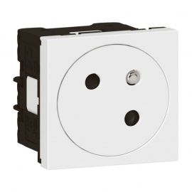 Prise 2P+T Mosaic Link surface - 45° - Blanc