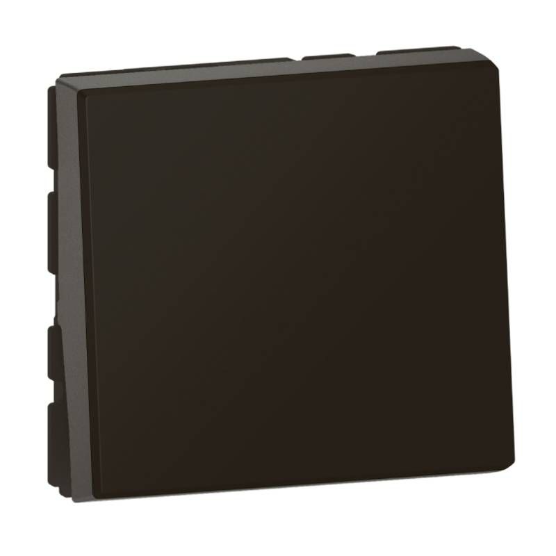 079042L-Legrand] Plaque de finition 2 modules noir mat