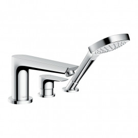 Robinetterie baignoire Hansgrohe Talis E - 3 trous - Sur bord de baignoire