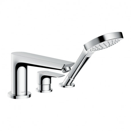 Robinetterie baignoire Hansgrohe Talis E - 3 trous - Sur bord de baignoire
