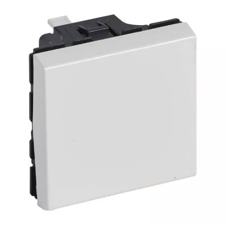 Poussoir inverseur Mosaic 2 modules - 6 AX - Blanc