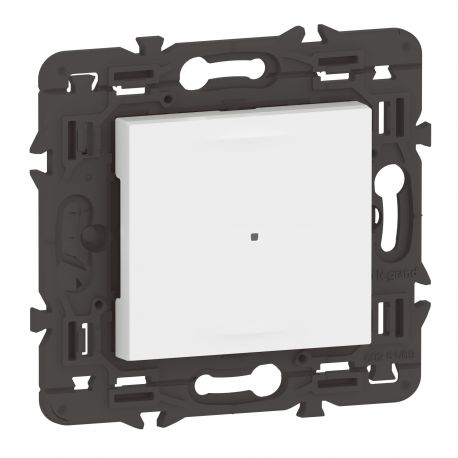 Interrupteur filaire connecté avec Neutre avec option variateur Mosaic with Netatmo 150W LED Legrand - blanc sans plaque