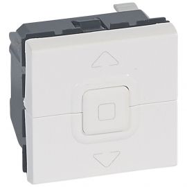 Interrupteur pour volets-roulants Mosaic - Blanc antimicrobien Interrupteur