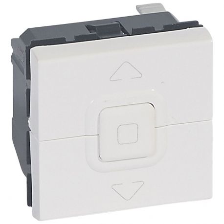 Interrupteur pour volets-roulants Mosaic - Blanc antimicrobien Interrupteur
