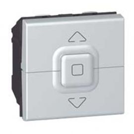 Interrupteur pour volets-roulants Mosaic - Aluminium