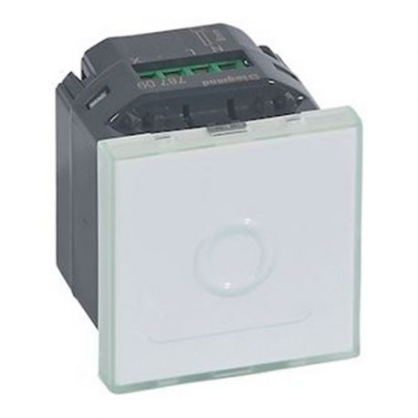 Interrupteur à commande tactile Mosaic - 2 modules - Blanc antimicrobien