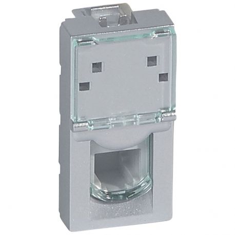Prise Mosaic RJ11 2 Modules Legrand – 078731 – Neuf