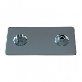 Plaque de finition robinetterie douche Hydrofix Ram - A visser - M1/2" - M3/4"