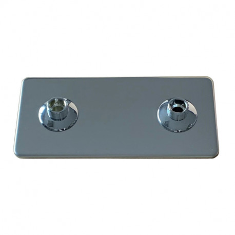 Plaque de finition robinetterie douche Hydrofix Ram - A visser - M1/2" - M3/4"