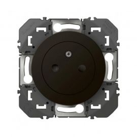 Prise de courant Dooxie Legrand - 2P+T - 16A - Affleurante - Noir mat