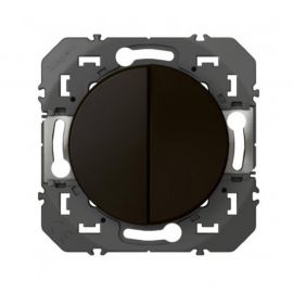Mécanisme va-et-vient et poussoir Dooxie Legrand - 5 fonctions - Noir