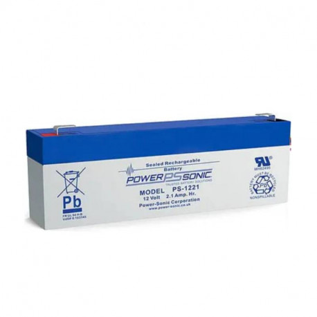 Batterie Powersonic Urmet - Pour centrales d’alarme - 2,1Ah - 12V