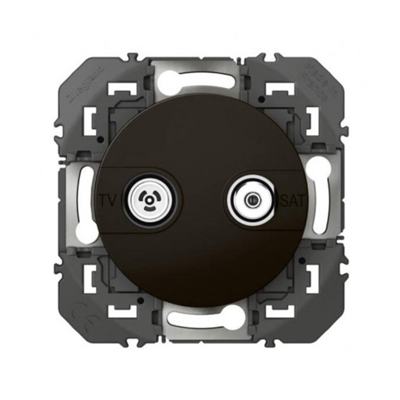 Legrand - 095282 - Prise TV étoile blindée dooxie finition noir - sachet