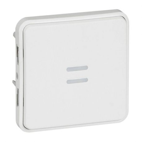 Va et vient lumineux Plexo IP55 - Composable saillie ou encastré - Blanc